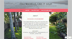 Desktop Screenshot of callmichellemorris.com